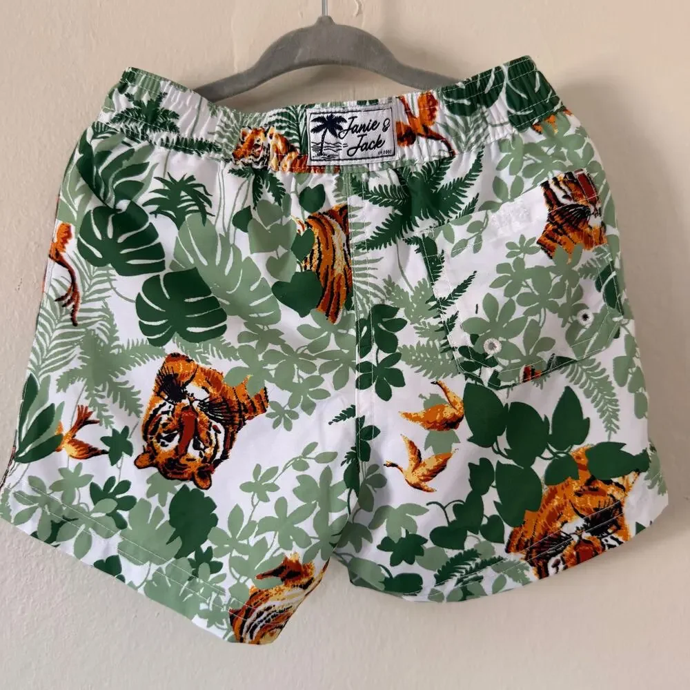 Janie and Jack boys tiger Swim shorts